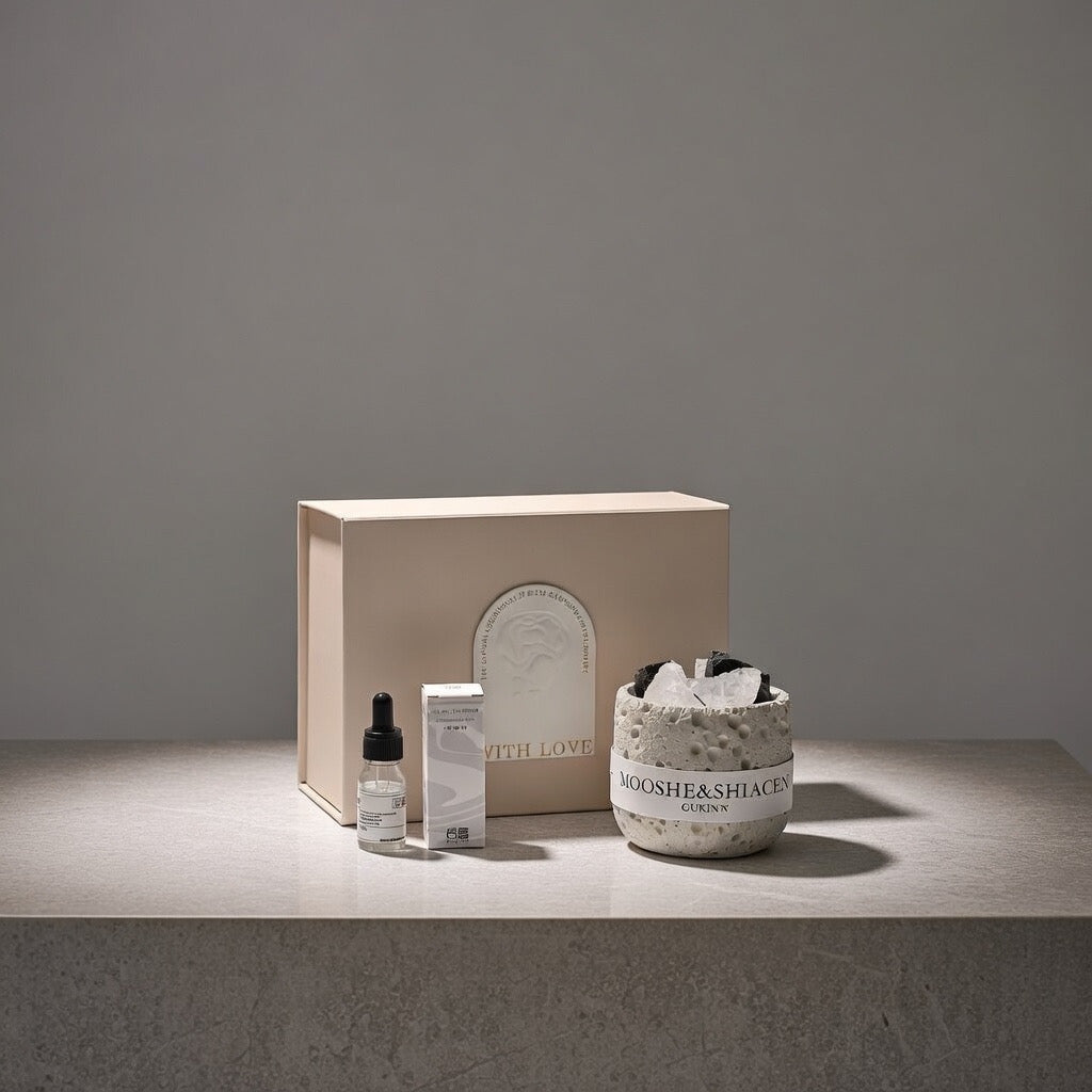 The Stone Ritual | Handcrafted Scoria Diffuser Set