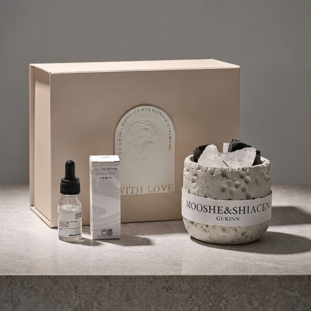 The Stone Ritual | Handcrafted Scoria Diffuser Set