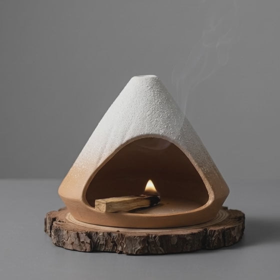 Mount Fuji Ritual Incense Burner Set | The Sacred Cleansing Kit