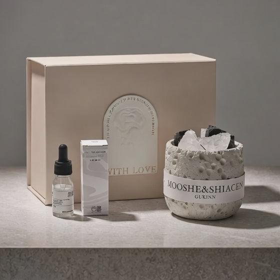 The Stone Ritual | Handcrafted Scoria Diffuser Set